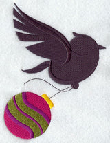 Christmas Bird Silhouette