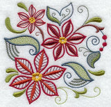 Vintage Jacobean Poinsettia 2