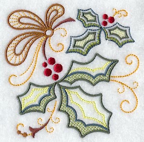 Vintage Jacobean Holly 1