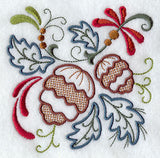 Vintage Jacobean Pine Cones and Boughs