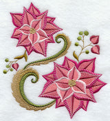 Jacobean Christmas Poinsettia 3