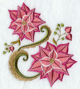 Jacobean Christmas Poinsettia 3