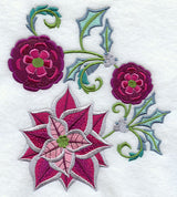 Jacobean Christmas Poinsettia 4