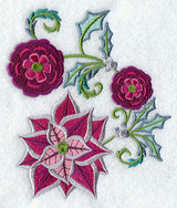 Jacobean Christmas Poinsettia 4