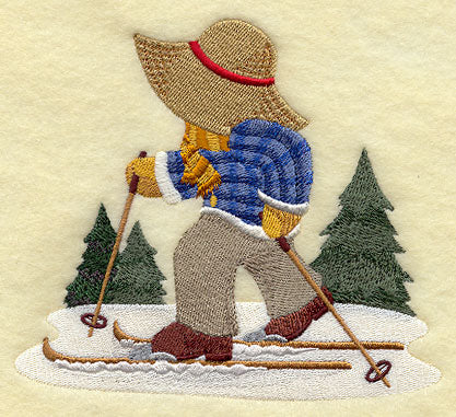 Cross Country Skiing Fisherman Fred