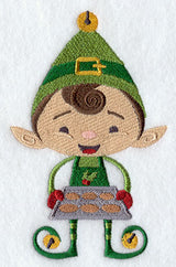 Elf Edsel with Cookies