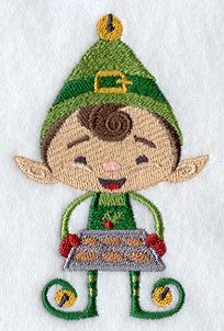 Elf Edsel with Cookies