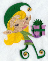 Elf Eleanor with Gift