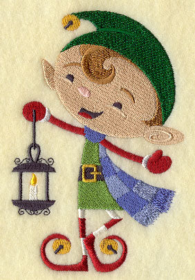 Elf Eddie with Lantern