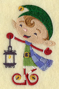 Elf Eddie with Lantern