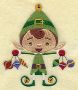 Elf Ethan with Ornaments