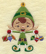 Elf Ethan with Ornaments