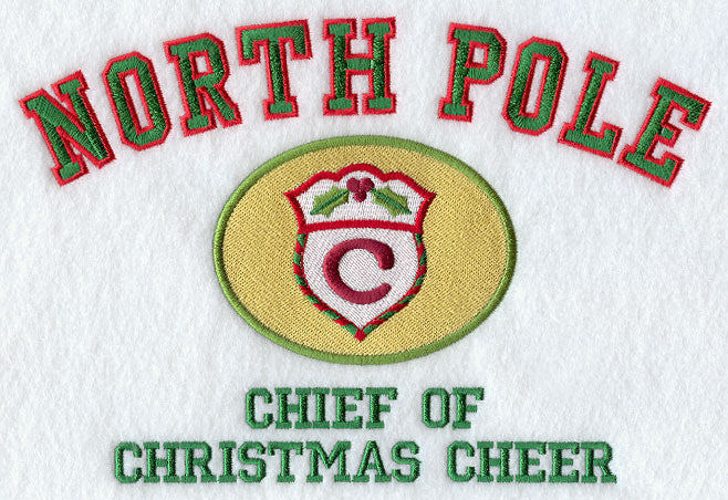 North Pole Chief of Christmas Cheer