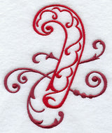 Fa La La Filigree Candy Cane