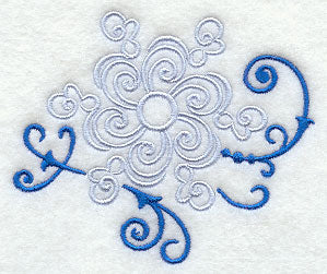 Fa La La Filigree Snowflake 3