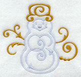 Fa La La Filigree Snowman