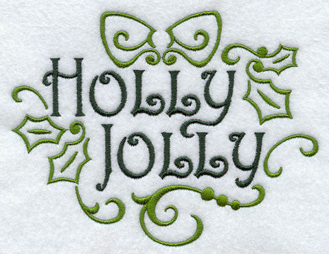 Fa La La Filigree Holly Jolly