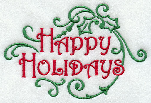 Fa La La Filigree Happy Holidays