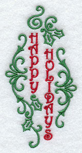 Fa La La Filigree Happy Holidays