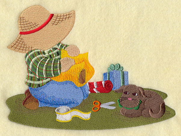 Fisherman Fred Wraps a Gift