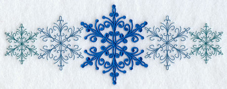 Snowflake Symmetry Border