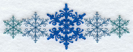 Snowflake Symmetry Border