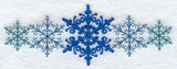 Snowflake Symmetry Border
