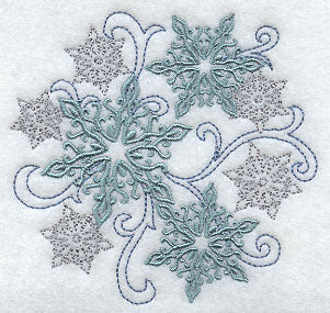Snowflake Swirls