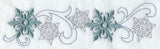 Snowflake Swirls Border