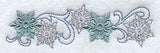 Snowflake Swirls Border