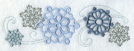 Snowflake Melody Border
