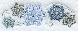 Snowflake Melody Border