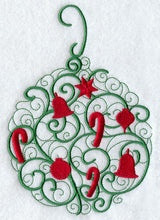 Christmas Curls Ornament