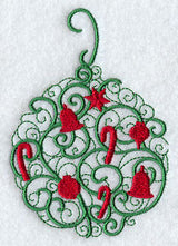 Christmas Curls Ornament