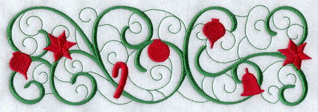 Christmas Curls Border