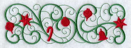 Christmas Curls Border