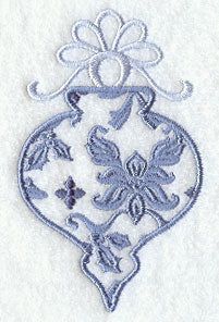 Damask Christmas Ornament