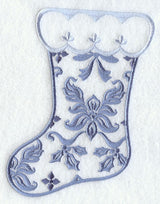 Damask Christmas Stocking
