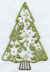 Damask Christmas Tree