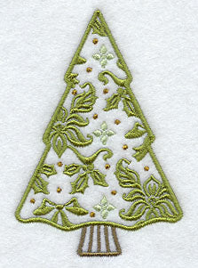 Damask Christmas Tree