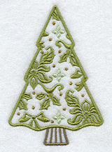 Damask Christmas Tree