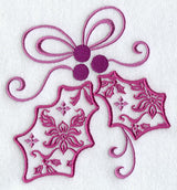 Damask Christmas Holly