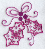 Damask Christmas Holly