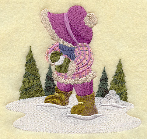 Sunbonnet Sue's Snowball Fight