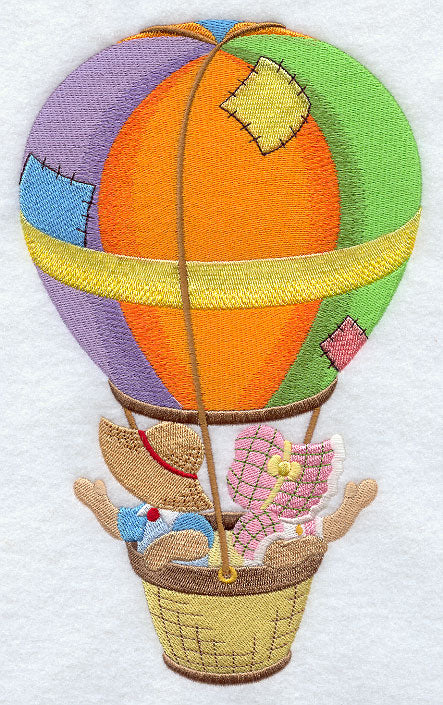 Up, Up, and Away with Sunbonnet Sue and Fisherman Fred