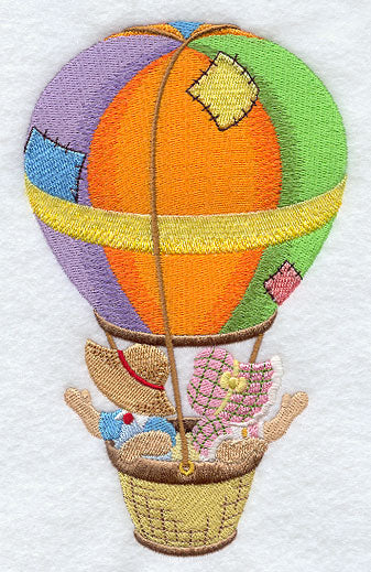 Up, Up, and Away with Sunbonnet Sue and Fisherman Fred