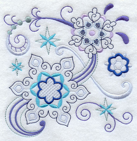 Vintage Jacobean Snowflake 1