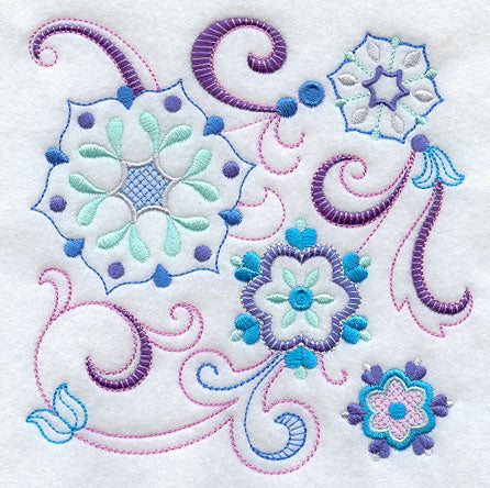 Vintage Jacobean Snowflake 2