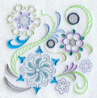 Vintage Jacobean Snowflake 3