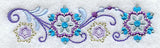 Vintage Jacobean Snowflake Border